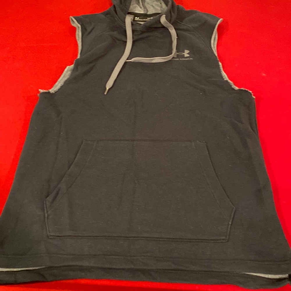 Under Armour Mens Short Sleeve Terry Cloth Hoodie